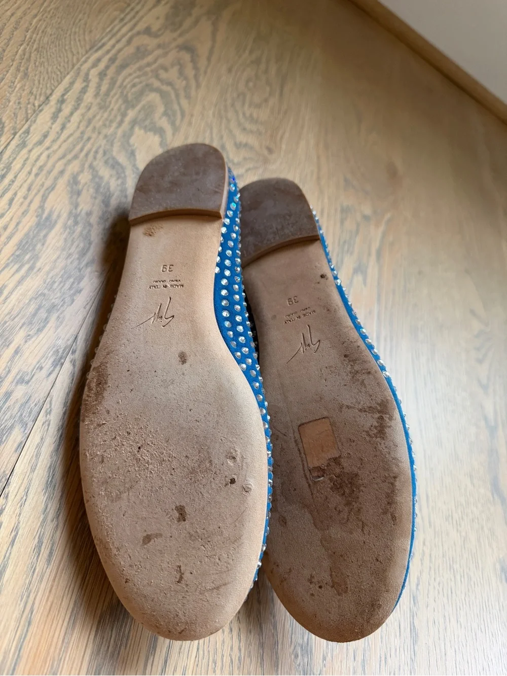 Giuseppe Zanotti teal blue